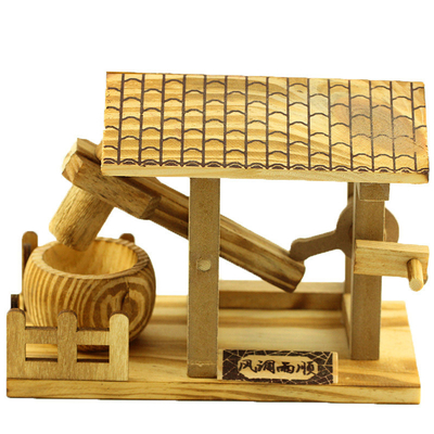 Desktop Handwerk ornamenten Houten kleine waterhamer model voor de landbouw-industrie
