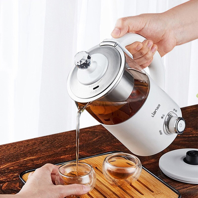 Mini glazen bloem theepot elektrische ketel perfect voor bruiloft gunsten bruidsfeestjes
