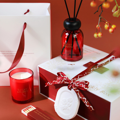 Klanten logo Jaar flameless aromatherapie cadeau set Perfect voor reisbureau cadeautjes