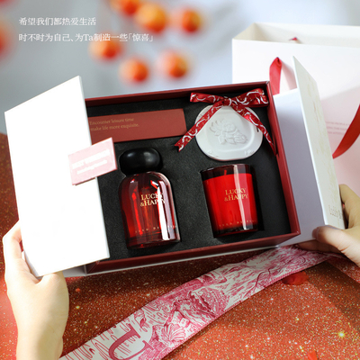 Klanten logo Jaar flameless aromatherapie cadeau set Perfect voor reisbureau cadeautjes
