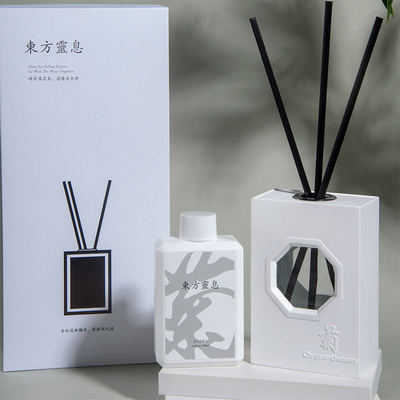Tuin Chinees Raam Hollow Series Aromatherapie Set Meilan Bamboe Chrysanthemum Jar