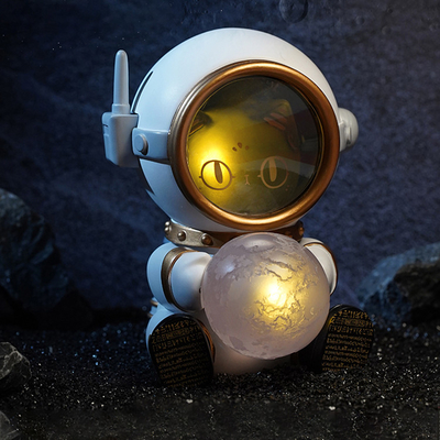 Afstuderen Kat Astronaut Versiering voor de ruimte Miau Atmosfeer Licht Festival Geschenk
