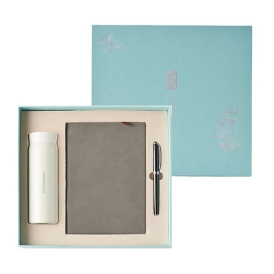Business Set voor landbouw slot thermos mok pen en draagbare notebook aanpasbaar