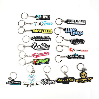 Custom Logo Soft PVC Sleutelhanger voor elke Scene Gebruik Scenario's Promoties