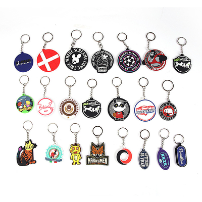 Custom Logo Soft PVC Sleutelhanger voor elke Scene Gebruik Scenario's Promoties