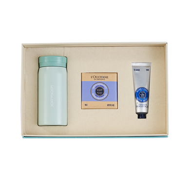 C Lock Thermos Mug L'Occitane Zeep Hand Cream Set Ideaal voor hotel- en resortgasten
