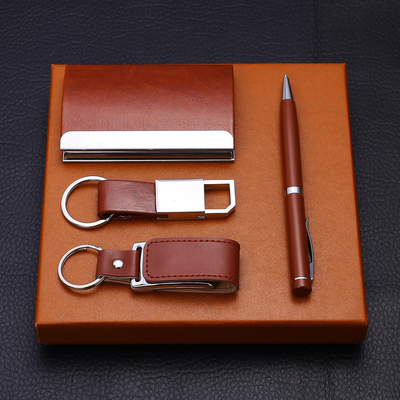 UV-printen Herdenkingsgeschenk Creative Sleutelhanger USB-aandrijving Signatuur Pen Set