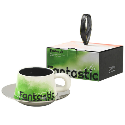 Capaciteit Waterbeker Grote Latte Art Cup in Fantesi-serie voor op maat gemaakte zakelijke geschenken