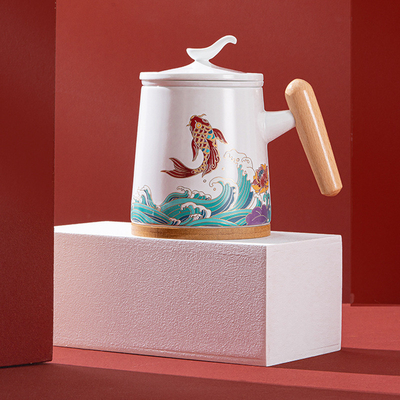 Gepersonaliseerde keramische thee set voor Business Companion Gift en Logo Printing