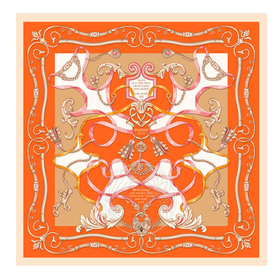 Presentatie Geschenk Set Chinese sjaal Vijfvoudige paraplu Set gemaakt van 100% Moerbei zijde