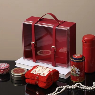 Hotel en Resort Afsluitingsseizoen cadeau Kleurrijke Acryl Handheld met Hand Gift Box