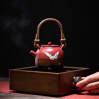 Xianhe Yangwen Theepot Alcohol Lamp Thee Warmer Set Bedrijfscadeau met 1 kleurenprinter
