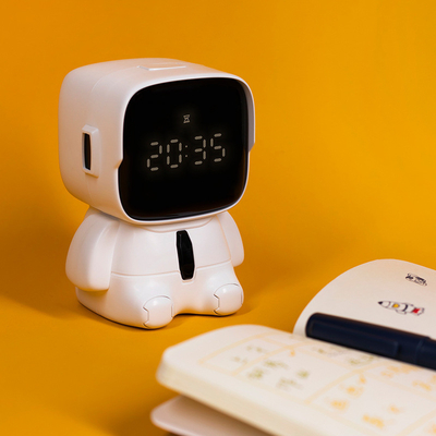 2 Kleurgraphics Printing Cute Fun Robot USB Desktop Digitale Timer voor Enterprise Gift