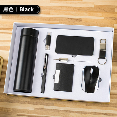 Custom Logo Vacuum Cup Souvenir Geschenk Set voor Barbershop Corporate Promotie