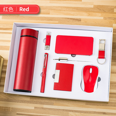 Custom Logo Vacuum Cup Souvenir Geschenk Set voor Barbershop Corporate Promotie