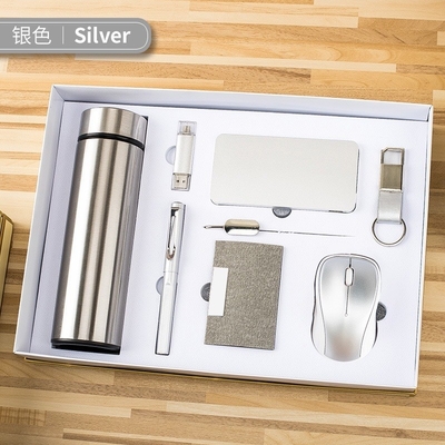 Custom Logo Vacuum Cup Souvenir Geschenk Set voor Barbershop Corporate Promotie