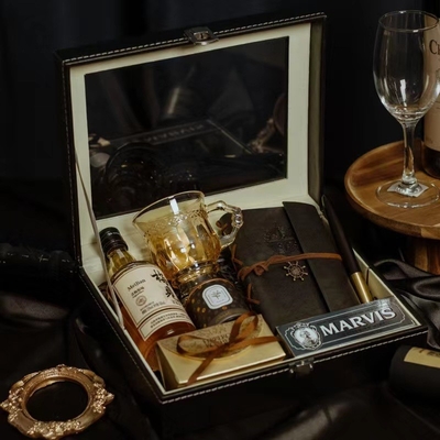 High End Praktische Bruiloft Bruidsmeisje Bruidsman's Return Gift Box Set voor Nieuwheid Geschenken