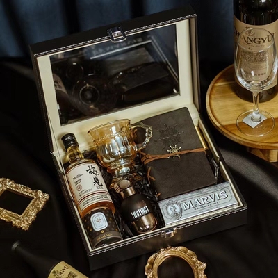 High End Praktische Bruiloft Bruidsmeisje Bruidsman's Return Gift Box Set voor Nieuwheid Geschenken