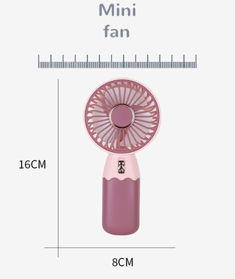 Creatieve Cartoon Mini Handheld koeling Kleine ventilator Draagbare USB oplaadtelefoon stand Kleine ventilator 2024 RAMADAN Product