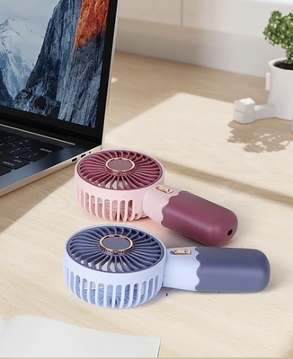 Creatieve Cartoon Mini Handheld koeling Kleine ventilator Draagbare USB oplaadtelefoon stand Kleine ventilator 2024 RAMADAN Product