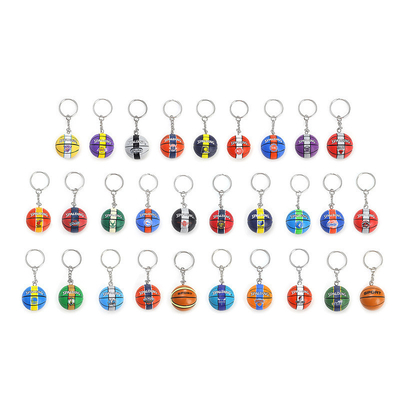 Sports Meet Activity Gifts Silicone Mini Basketball Voetbal Volleyball Sleutelhanger Hanger