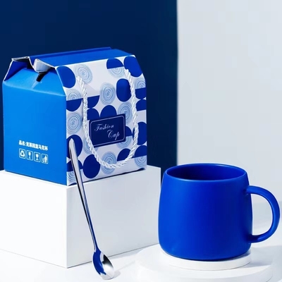 Gepersonaliseerd logo geaccepteerd Geful Home Klein Blauwe mok Kleur Boxrac voor jaargelegenheid