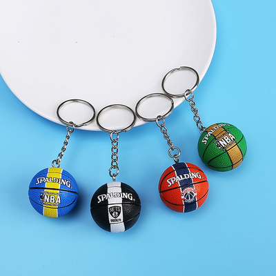 Sports Meet Activity Gifts Silicone Mini Basketball Voetbal Volleyball Sleutelhanger Hanger