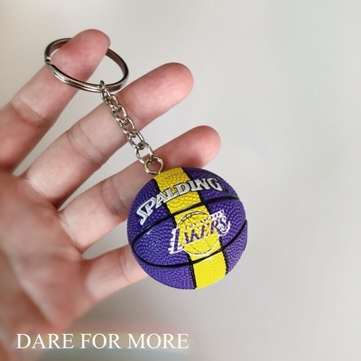 Sports Meet Activity Gifts Silicone Mini Basketball Voetbal Volleyball Sleutelhanger Hanger