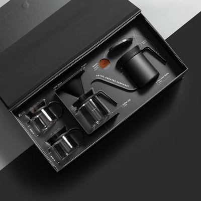 6 stukjes handgemaakte koffiepot set cadeaubon met zijde-scherm printtechnieken