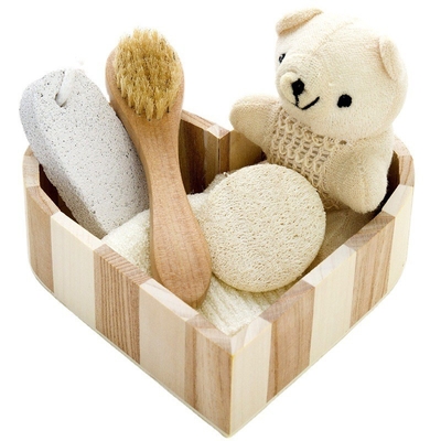 Hot item voor het jaar cadeau zwaard set en badkleding in hartvormige douche cadeau doos