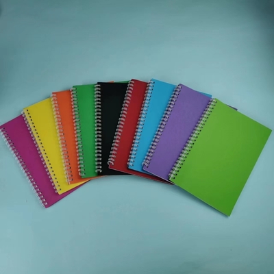 Minimalist Notepad Set Solid Color Coil Design Meerdere kleuren en papier voor 2024 Gift