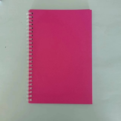 Minimalist Notepad Set Solid Color Coil Design Meerdere kleuren en papier voor 2024 Gift