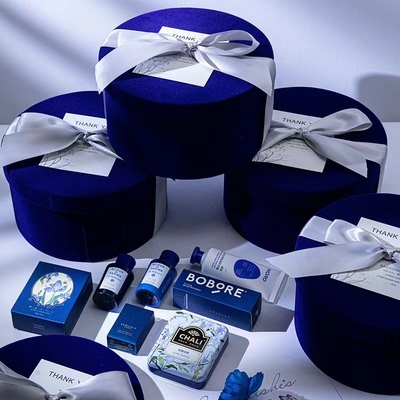 Silk Screen Printing Technieken Lichte luxe fluweel cadeau set voor vriendje's verjaardag
