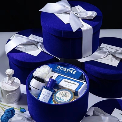 Silk Screen Printing Technieken Lichte luxe fluweel cadeau set voor vriendje's verjaardag