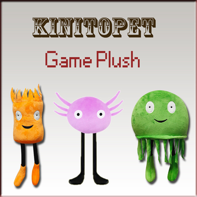 Kleurrijke KinitoPet Plush Electronic Pet Salamander Pop Horror Monster Game Plush Toy 2024