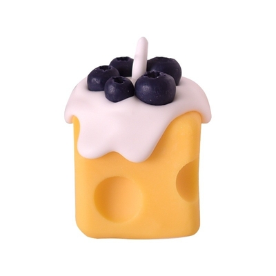 Stone Style schattig kaas aromatherapie kaars Handheld cadeau doos voor meisjes verjaardag vreugde