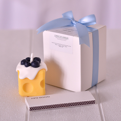 Stone Style schattig kaas aromatherapie kaars Handheld cadeau doos voor meisjes verjaardag vreugde