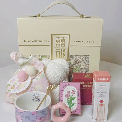 Alumni Relations and Class Reunions Chinese handheld Joy Candy Box met geel ontwerp