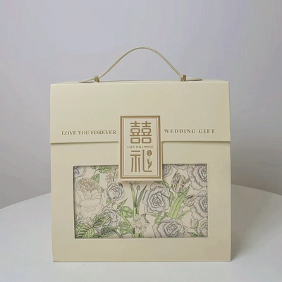 Alumni Relations and Class Reunions Chinese handheld Joy Candy Box met geel ontwerp