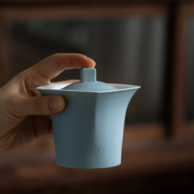Unieke handgemaakte Chinese Beweegbare Type Cup Set Wangzi Cup Shunzi Cup Ronde Vierkante Pot
