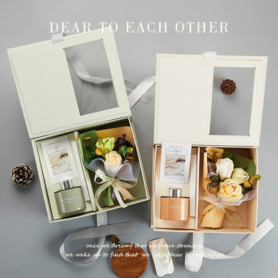 8 maart Feest Handelijk geschenk Aromatherapie Boeket Geschenkdoos met kleurenprinten
