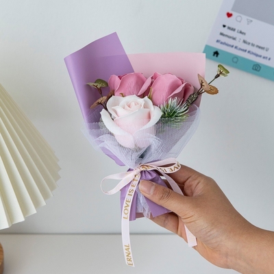 Godin Festival Creatieve Eeuwige Bloemen Bundel Eenvoudig en Uitstekend Mini Bundel Gift