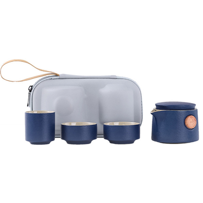Verbeter je thee tijd met onze draagbare Black Pottery Kung Fu Set onderwijs gericht