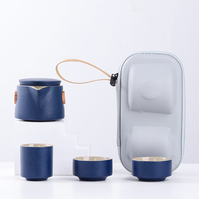 Verbeter je thee tijd met onze draagbare Black Pottery Kung Fu Set onderwijs gericht