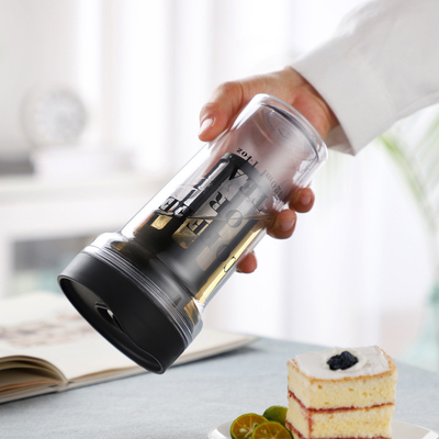Draagbare koude extractiebeker 420 ml met filter scherm koude bubbelbeker praktisch handgeschenk