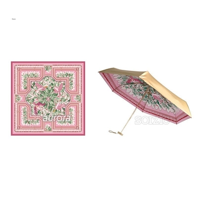 Mulberry Silk Vierkant sjaal en vouwde paraplu voor zakelijke cadeau-oplossingen