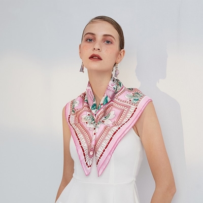Mulberry Silk Vierkant sjaal en vouwde paraplu voor zakelijke cadeau-oplossingen