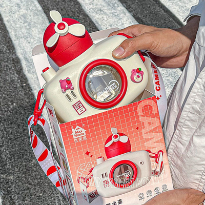 Silk Screen Printing Super schattig grote capaciteit stro beker voor Kinderdag cadeau