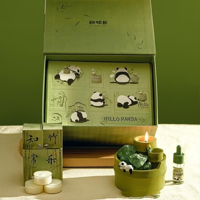 Officeproducten Vuurloze aromatherapie Kaars Set Kleurenprinten voor grafische 1 kleur
