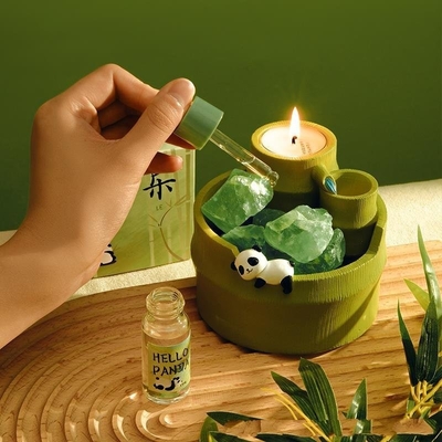 Officeproducten Vuurloze aromatherapie Kaars Set Kleurenprinten voor grafische 1 kleur